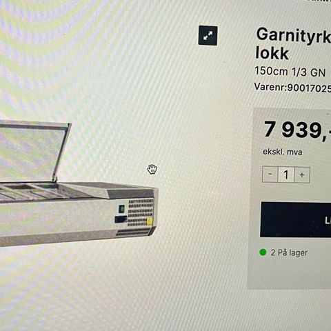 Garnityr kjøler