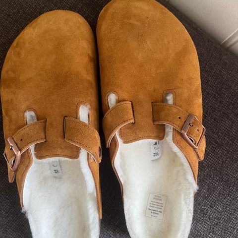 Birkenstock Boston ubrukte herretøfler stk 46