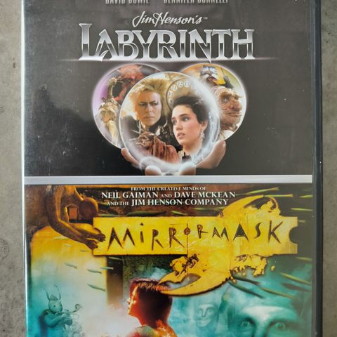 Labyrinth ( DVD) Mirrormask - Jim Henson - 1986 - 2005