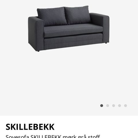 Perfekt sovesofa til studenthybel/soverom