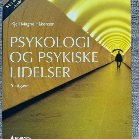 Psykologi og psykiske lidelser. Pensum bachelor i sykepleie