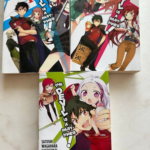 Devil is a part-timer light novels 1-3