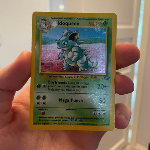 Pokemon kort - Nidoqueen - 7/64 - Holo