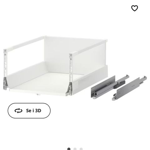 Ikea Maximera skuff 40x60 høy