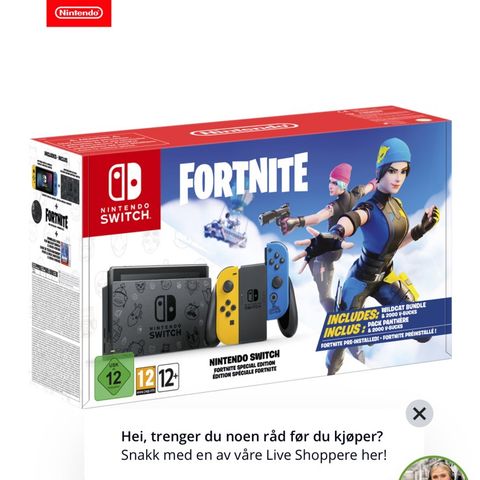 Nintendo Switch Fortnite Edition