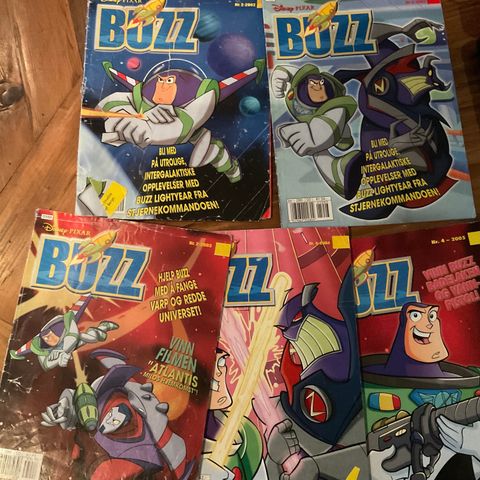Buzz Lightyear tegneserieblader fra 2002-2005