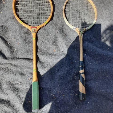 Retro tennis racketter