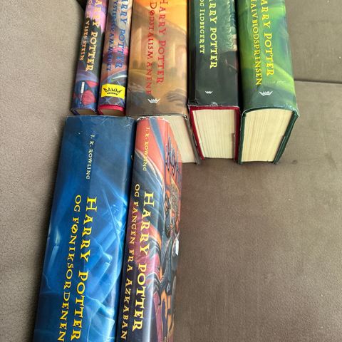 7 x Harry Potter (komplett serie) - J. K. Rowling