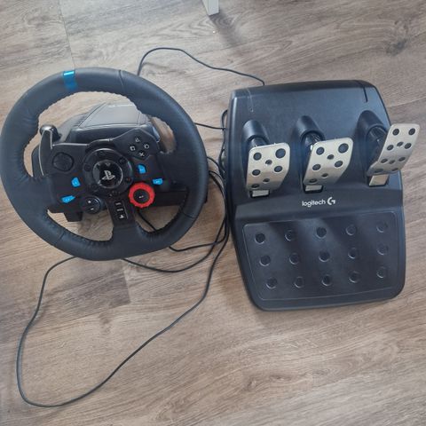 Logitech G29 - ratt og pedal