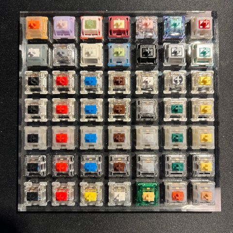 Gateron 49 key switch tester