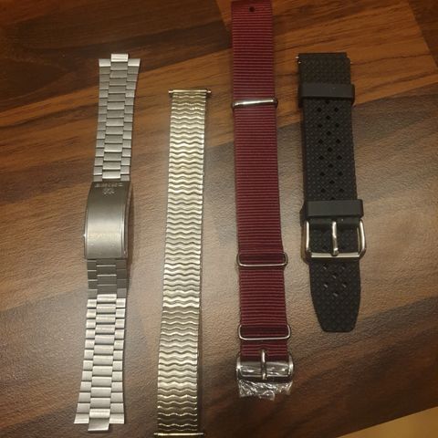 Seiko(SQ), Nato, Vintage, gummi-reim