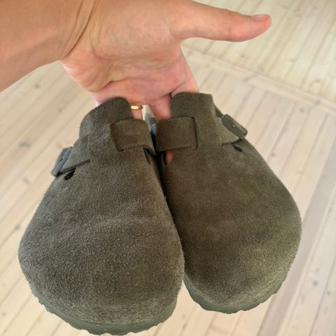 birkenstock boston suede