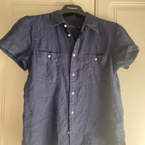 Ralph Lauren linskjorte med korte ermer