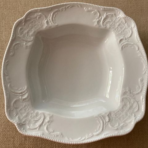 Rosenthal hvit Sanssouci salatfat