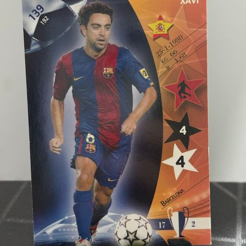 Xavi Fotballkort