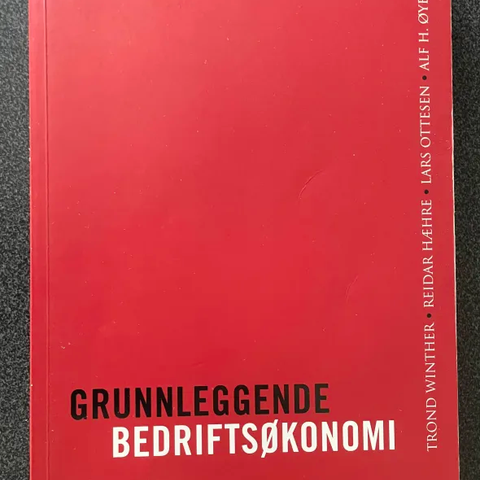 Grunnleggende Bedriftsøkonomi