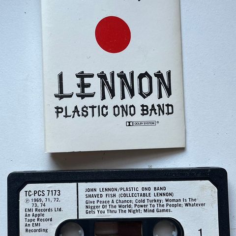 Lennon, Plastic Ono Band – Shaved Fish