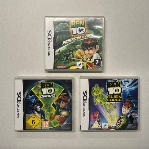 Ben 10 - Nintendo DS (3 stykker)