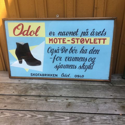 Sjelden plakat 1940 tallet, innrammet