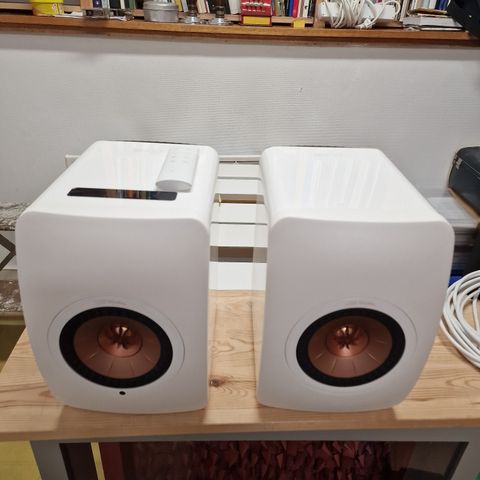 KEF LS 50 Hvit Wireless selges halv pris!!