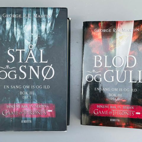 George R. R. Martin - bok III del I og II: Stål og snø, Blod og gull