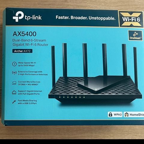 Ruter - Router TP-Link AX5400 - OneMesh