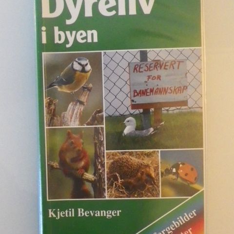 Dyreliv i byen, bøker om dyr, fauna - som ny