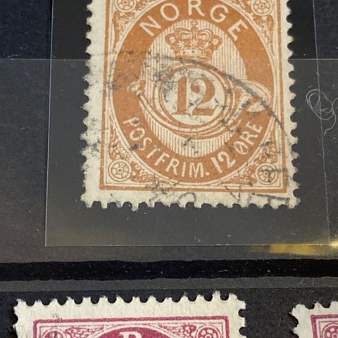 Instikkbok med Norske frimerker 1857 og fremover