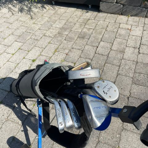 Golfsett junior med tralle (Alt du trenger)