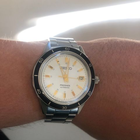 Seiko Presage Hvit/Stål Ø40.8 mm