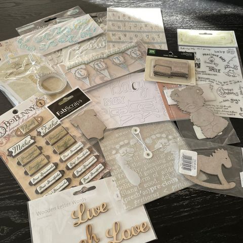 Diverse til scrapbooking