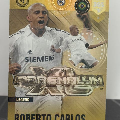 Roberto Carlos Fotballkort