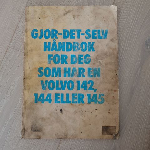 Volvo GJØR-DET-SELV bok