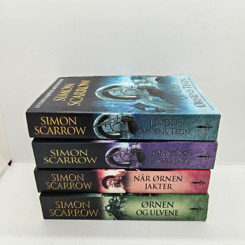 4 stk Simon Scarrow pocket bøker