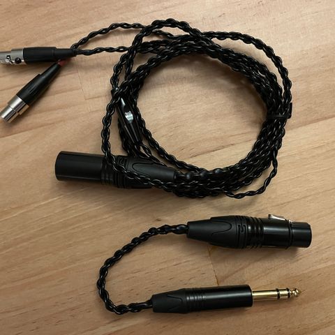 Ubrukt Audeze 4-pin balansert kabel