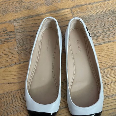 Calvin klein ballerina sko str 38