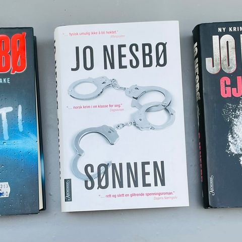 Jo Nesbø - Politi, Sønnen, Gjenferd krim bok innbundet