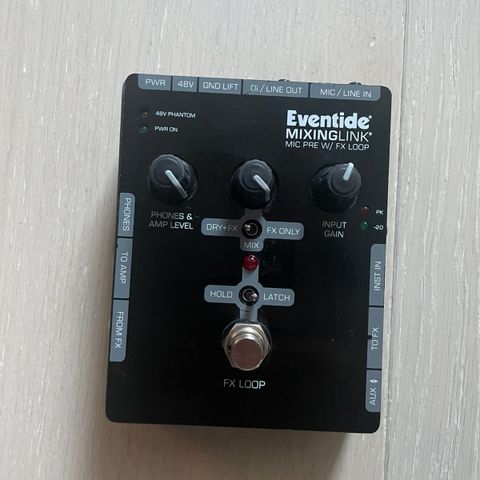 Eventide Mixing Link mic preamp effektpedal