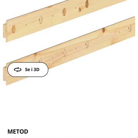 IKEA koblingslist skap (METOD)