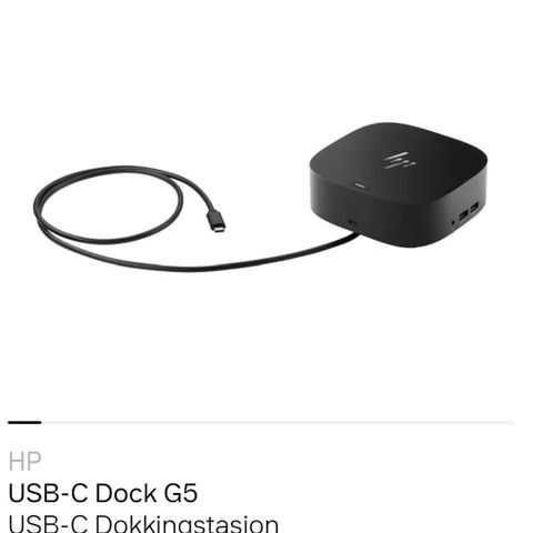 HP usb-c dokkingstasjon