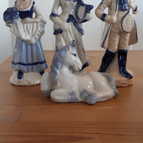 Porselensfigurer - selges samlet kr 100