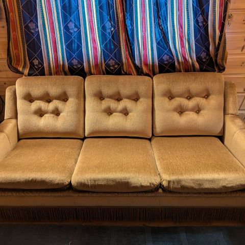 Retro 3 seter sofa