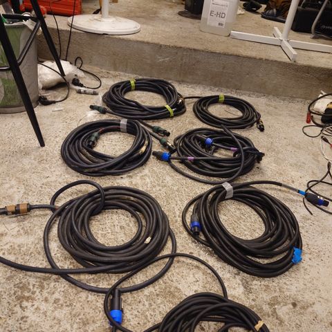 Høyttaler kabel 10 metere
