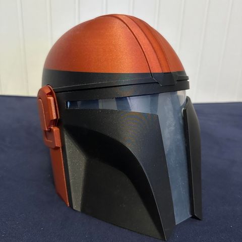 Star Wars Mandalorian 3D-printet hjelm (one of a kind!)