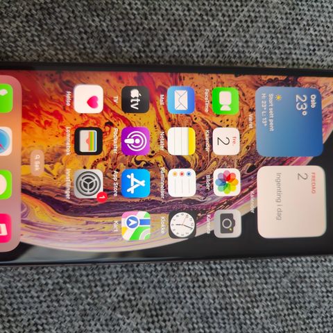 iPhone Xs max gull 256gb