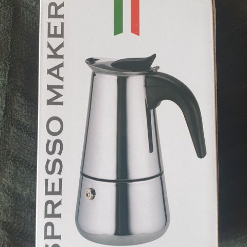 New Italian stainless steel cafe 300ml (not for induction!!!)