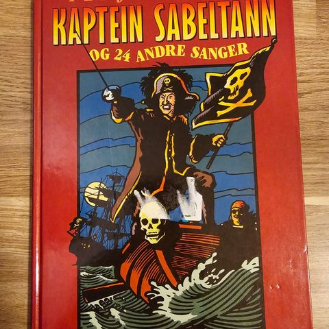 Bok: Kaptein Sabeltann og 24 andre sanger