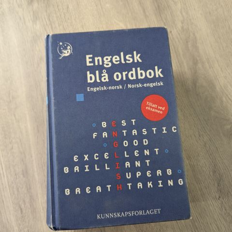 Engelsk blå ordbok