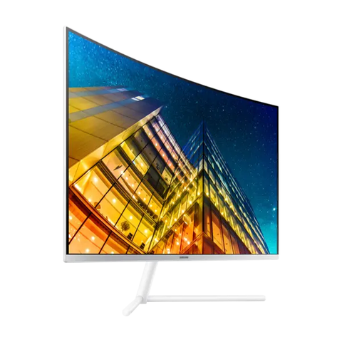 Samsung 32" 4K Curved Gaming skjerm Hvit