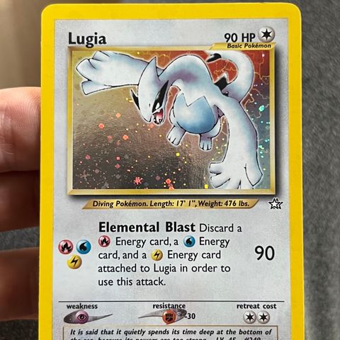 Selger Lugia neo genesis 9/111 i veldig god stand!